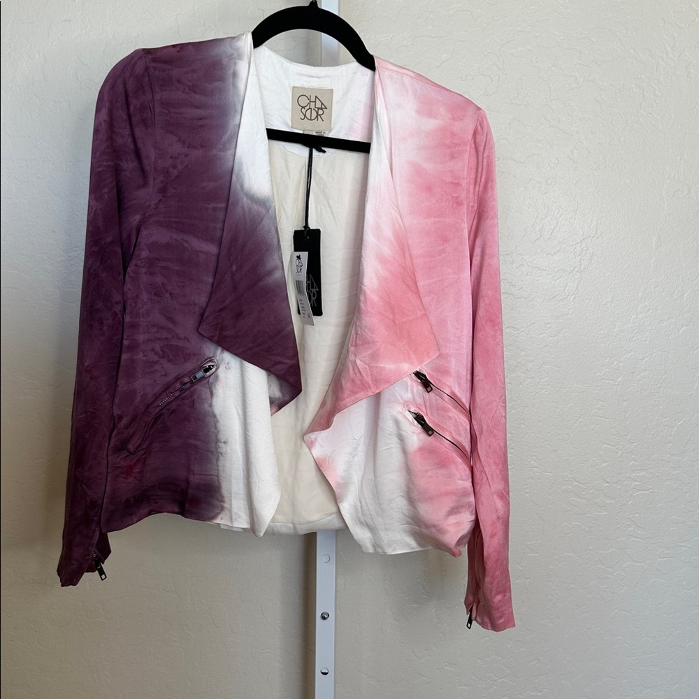 NWT Chaser have XS and Small Sold separate Silk feel Ombre Jacket